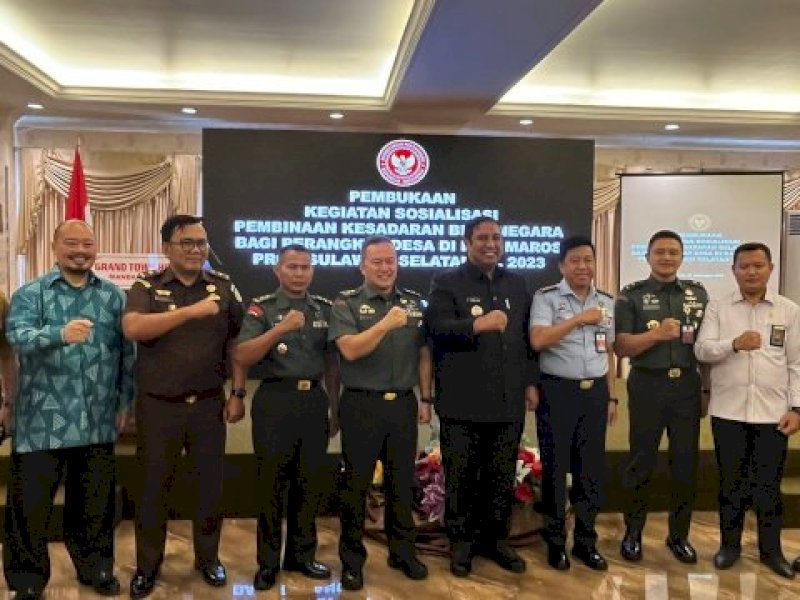 Ditjen Pothan Kemenhan RI Gelar Sosialisasi Kesadaran Bela Negara di Maros
