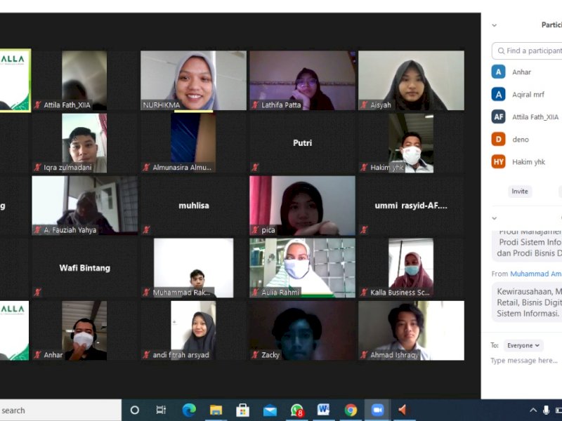 Webinar ITB Kalla bertajuk "Hi, Students".