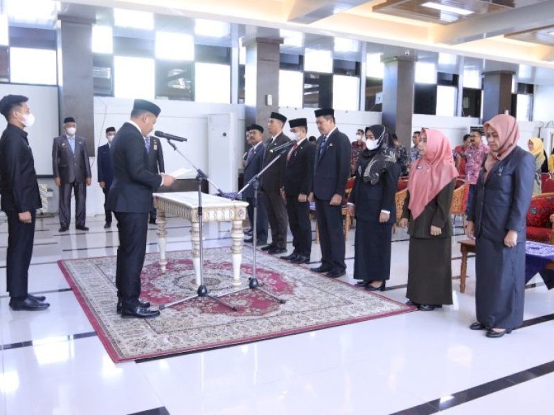 Lantik 7 Pejabat Tinggi Pratama, Bupati Takalar: Jadikan Jabatan Sebagai Kekuatan Tim