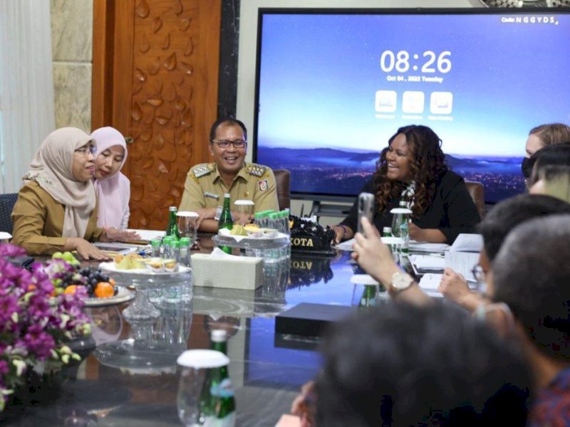 Danny Pomanto Terima Kunjungan Wadir Kantor Bantuan Luar Negeri Amerika Serikat