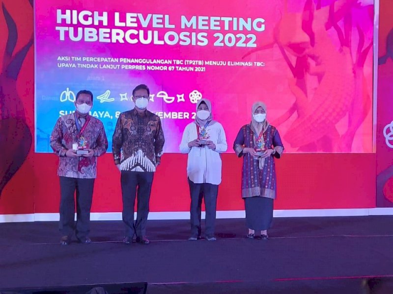 Makassar Raih Penghargaan TOSS TBC Kemenkes RI