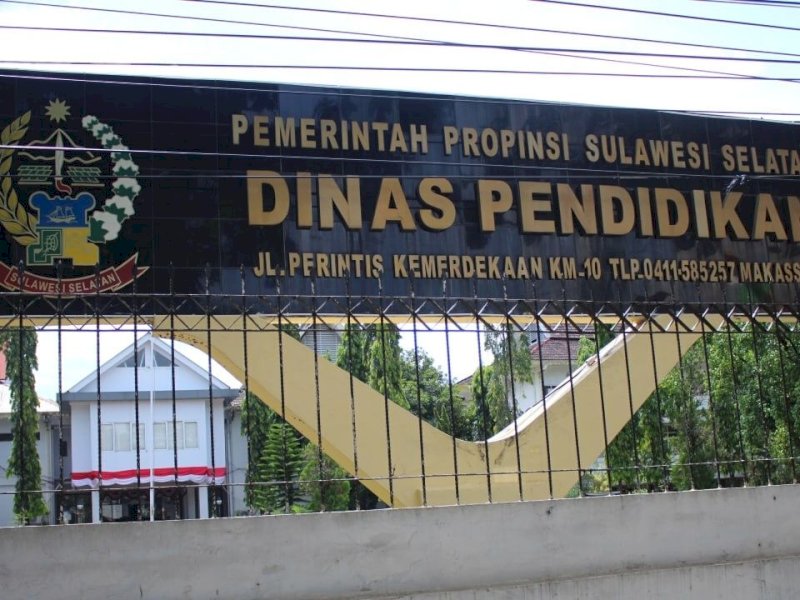 Kantor Dinas Pendidikan Sulsel/Ist