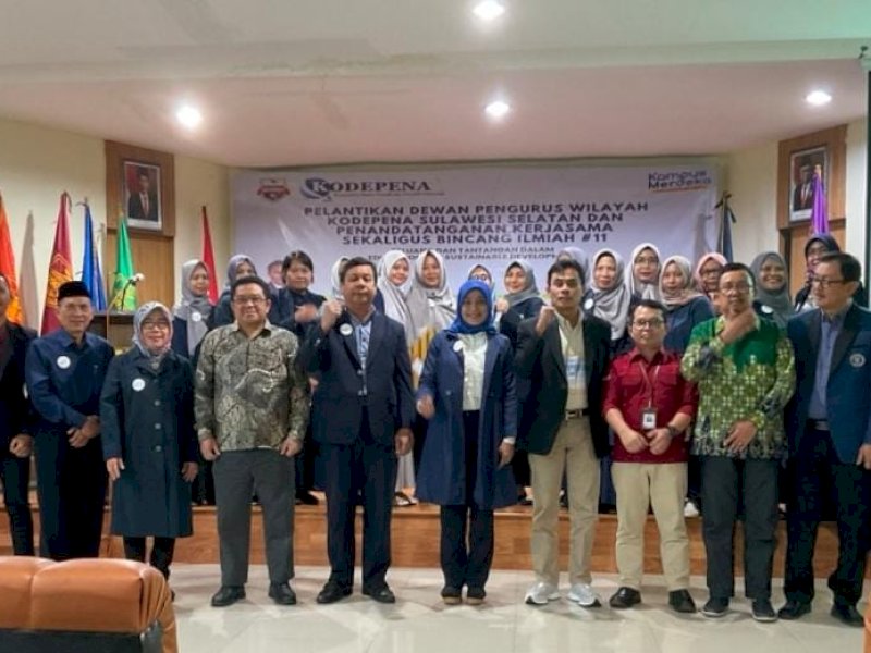 Pelantikan DPW Komunitas Dosen Penulis dan Peneliti Indonesia (KODEPENA) Sulsel/Ist