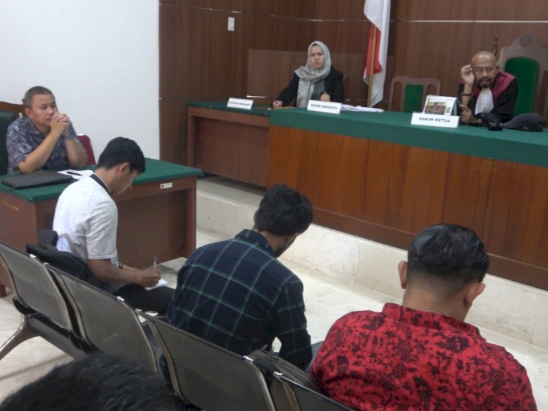 Sidang Gugatan hukum mantan pejabat publik terhadap dua media online dan wartawan di Pengadilan Negeri (PN) Makassar kembali berlanjut, Selasa, 20 Februari 2024/Ist 