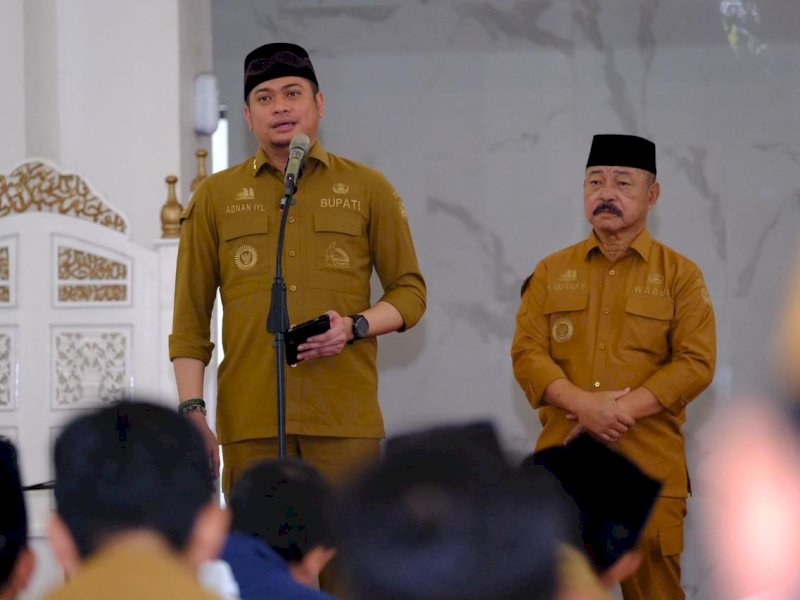 Bupati Gowa, Adnan Purichta Ichsan dan Wakil Bupati Gowa, Abdul Rauf Malaganni/Ist