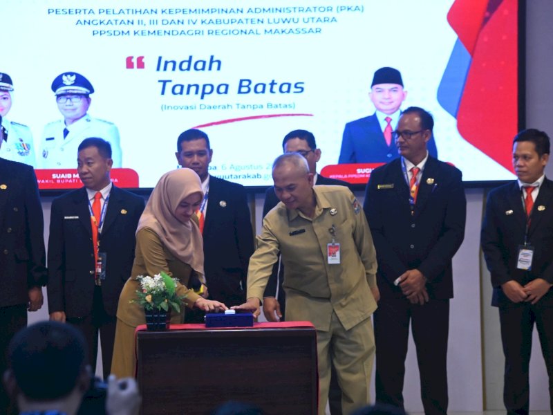 Lauching 12 aksi perubahan di lingkup pemerintahan Luwu Utara yang bertemakan Indah Tanpa Batas. (Foto: dok)
