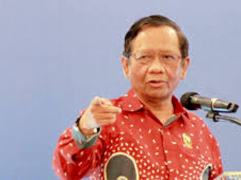 Menko Polhukam Mahfud MD. (Int)