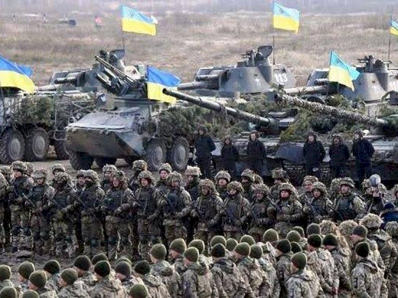 Pasukan tentara Ukraina. (Int)